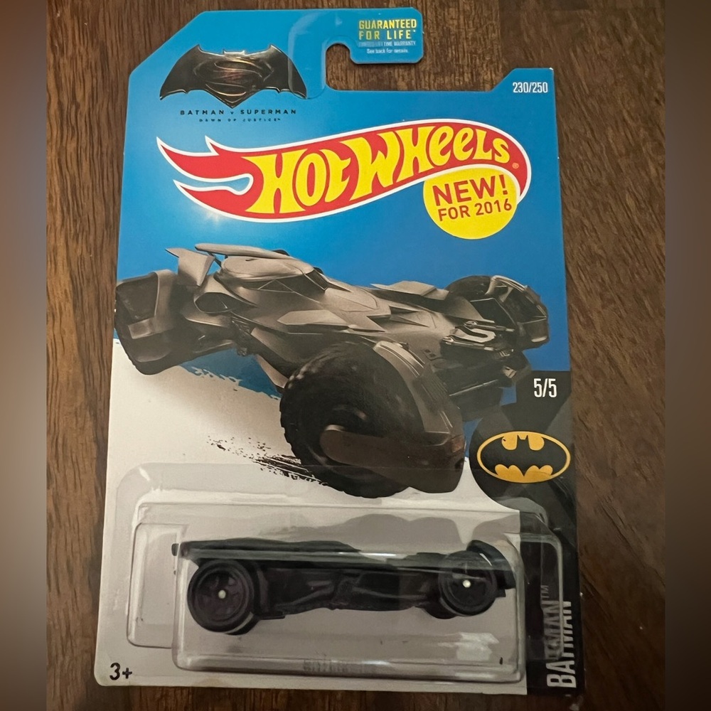 Hot Wheels Batman Batmobile Black Toy Car